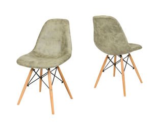 SK Design KR012 Tapicerowane Krzesło Eko 2, Nogi buk
