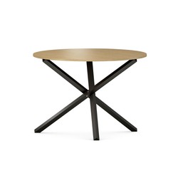 ST-TRIPLE PRO okrągły stół z forniru dębowego 100 cm