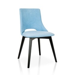 Tapicerowane krzesło ROMO z wycięciem - różne kolory